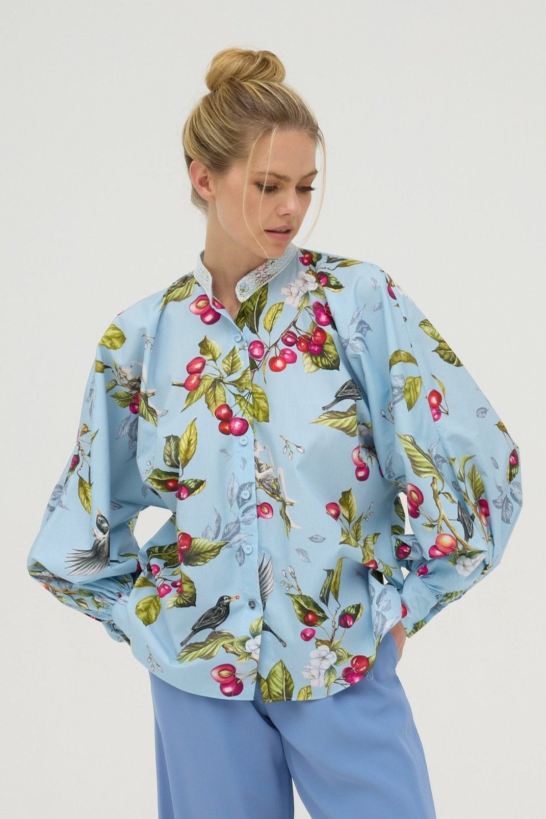 Dª ANTÓNIA Blouse  | Grace, The Cherry Tree, and The Blackbird |