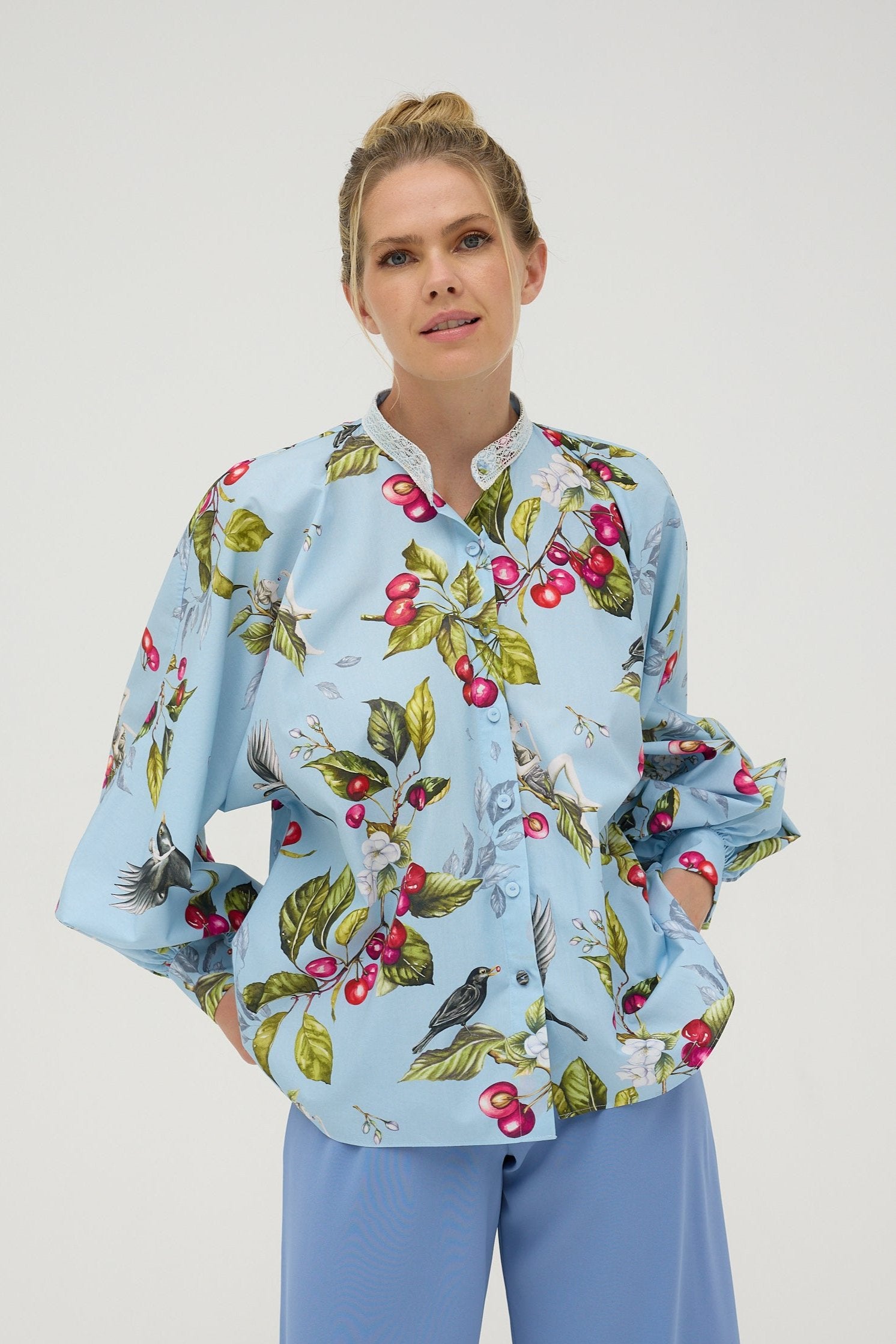 Dª ANTÓNIA Blouse  | Grace, The Cherry Tree, and The Blackbird |